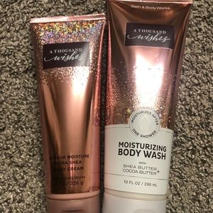 Bath and Body Lotion and Body Wash